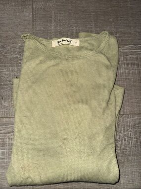Three Bird Nest Sage Knit Top